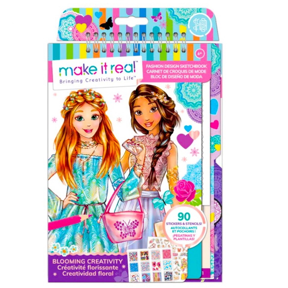 SKETCHBOOK FASHION DESIGN: BLOOMING CREATIVITY, Make it Real, for girls